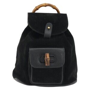 Gucci Gucci bamboo daim mini